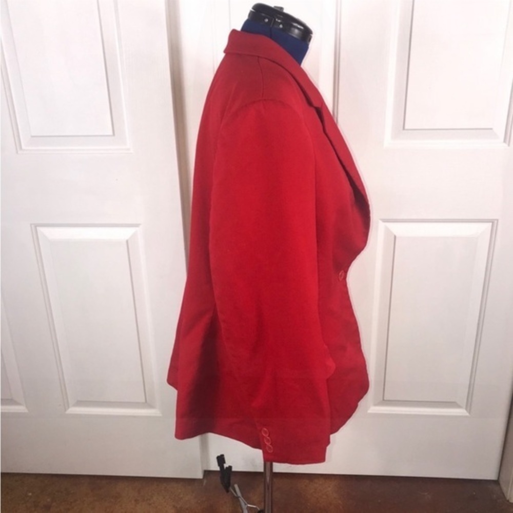 Pendleton 1x Red 100% New Wool 1 Button Lined Fro… - image 8